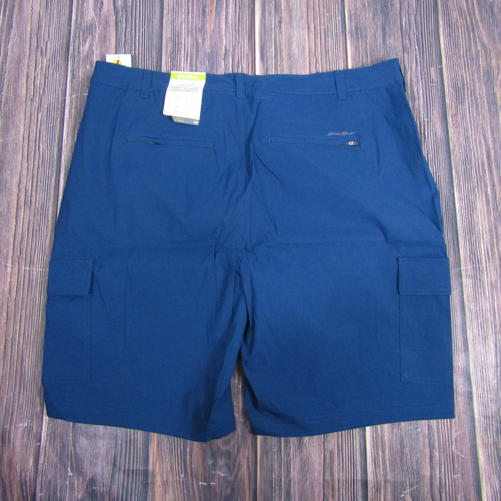 Eddie Bauer NEW NWT Mens 42 Blue Horizen Guide Cargo Shorts Walk Hiking - Picture 5 of 6